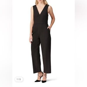 Club Monaco Classic Black Sleeveless Jumpsuit